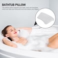 thumbnail image 4 of 1 almohada de bañera de poliuretano para baño, práctica y práctica (blanca), 4 of 6