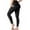 Black, variant on Comvin Leggings with Pockets for Women, High Waisted Tummy Control Yoga Pants, Full Length Soft Stretchy Black Womens Leggings for Gym Workout,L