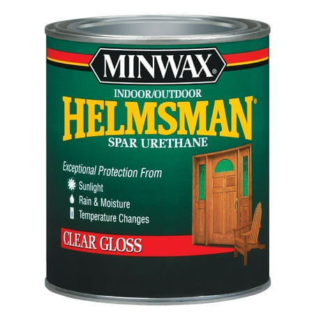Minwax Helmsman Spar Urethane Indoor/Outdoor Wood Finish, Quart, Gloss
