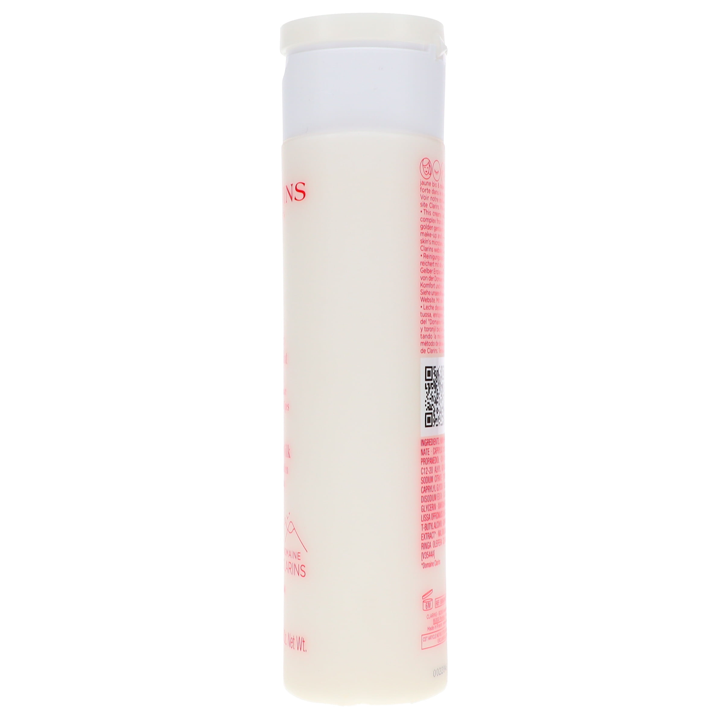 Clarins Velvet Cleansing Milk With Alpine Golden Gentian & Lemon Balm Extracts 200 ml