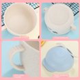 thumbnail image 4 of Eco-Friendly Wheat Straw Kids' Tableware Set with Cute Cartoon Design – Safe, Durable Rice/Noodle Bowl & Spoon for Toddlers, Promotional Gift Idea with Custom Logo, Nordic Pink Double-Handle Style,, 4 of 5