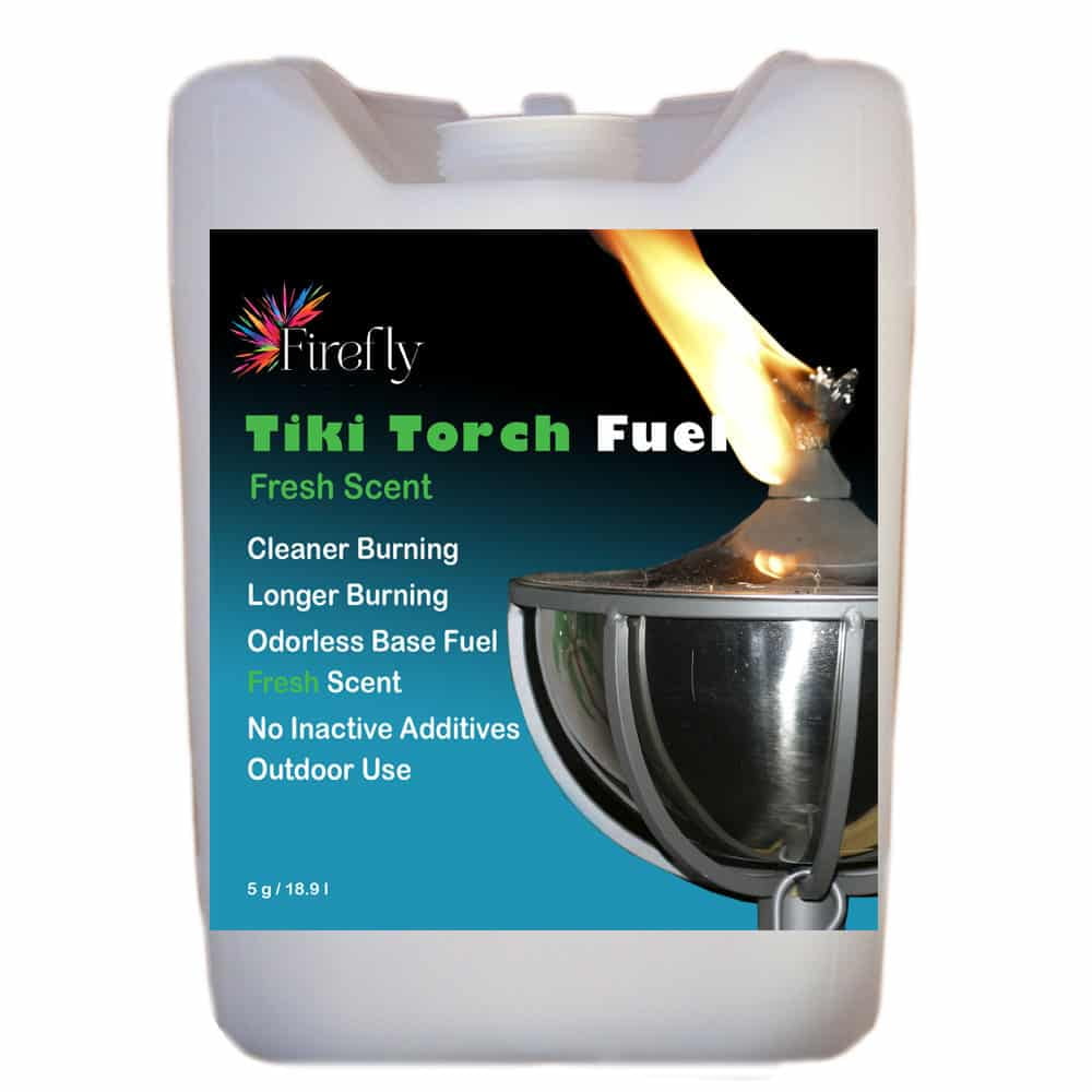 Bulk Firefly Tiki Torch Fuel w/Eucalyptus Oil Long Burn 5 Gallons
