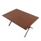 thumbnail image 3 of Mesa plegable de campamento Sincero para picnic y barbacoa color nogal 89x58x45cm, 3 of 10