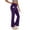 A-Purple, variant on Hanerdun Womens Bootcut Yoga Pants with Pockets Flare Workout Legging High Waist Lightweight Bottoms Activewear Black L