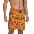 thumbnail image 2 of Sikiie Mushroom Mens Pajama Shorts, Lightweight Lounge Pant with Pockets Soft Sleep Pj Shorts for MenMedium, 2 of 6