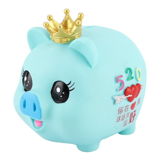 Caja de ahorro de dinero, 1 pieza de cerdito de dibujos animados suave, ahorro de monedas, características de vanguardia