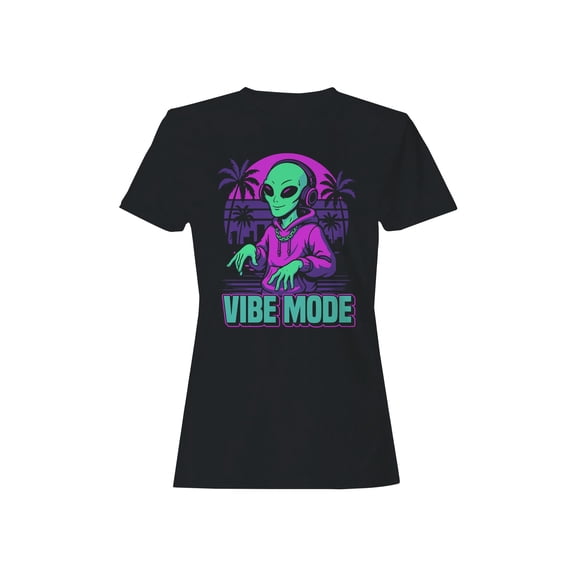 Alien Vibe Mode: Cosmic Groove Women's T-shirt