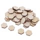 thumbnail image 3 of 108 Piezas de Recorte de Madera Sin Terminar, Piezas de Madera en Forma de Geométrico para Proyectos de Bricolaje Artesanales de Madera Sunnimix Artesanías de madera del hexágono, 3 of 8