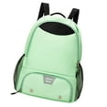 thumbnail image 1 of Mochila de baloncesto con cordón, cómoda y con cremallera, ideal para gimnasio, viajes y fútbol. Verde, 1 of 9
