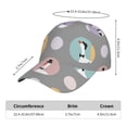 thumbnail image 3 of Kdxio Unisex Cute Geese Pattern Baseball Cap Unisex Washed Classic Adjustable Hat, 3 of 7