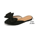 thumbnail image 4 of Wensltd Women's Fashion Pary Shoes Breathable Soft Sole Pointed Toe Bow Ballet Flats for Women Casual Comfortable Flat Shoes, 4 of 9