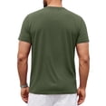 thumbnail image 5 of GENTS BLISS Henley Men Shirts Short Sleeve T shirts for Men V Neck Casual Men Shirts, 5 of 8