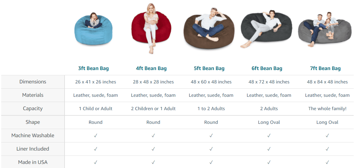 XL bean bag. Measurements as per picture., Furniture & Home Living, Bedding  & Towels on Carousell