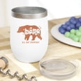 thumbnail image 2 of Mama All Day Everyday with Bear Art, Mother's Day Merch Gift, White 12oz Wine Tumbler, 2 of 5