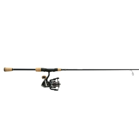 Pflueger President XT Spinning Reel and 7 Fishing Rod Combo Medium Power 2-Piece 24/30T Carbon Rod Size 35 Reel Sensitive Premium Cork Handle