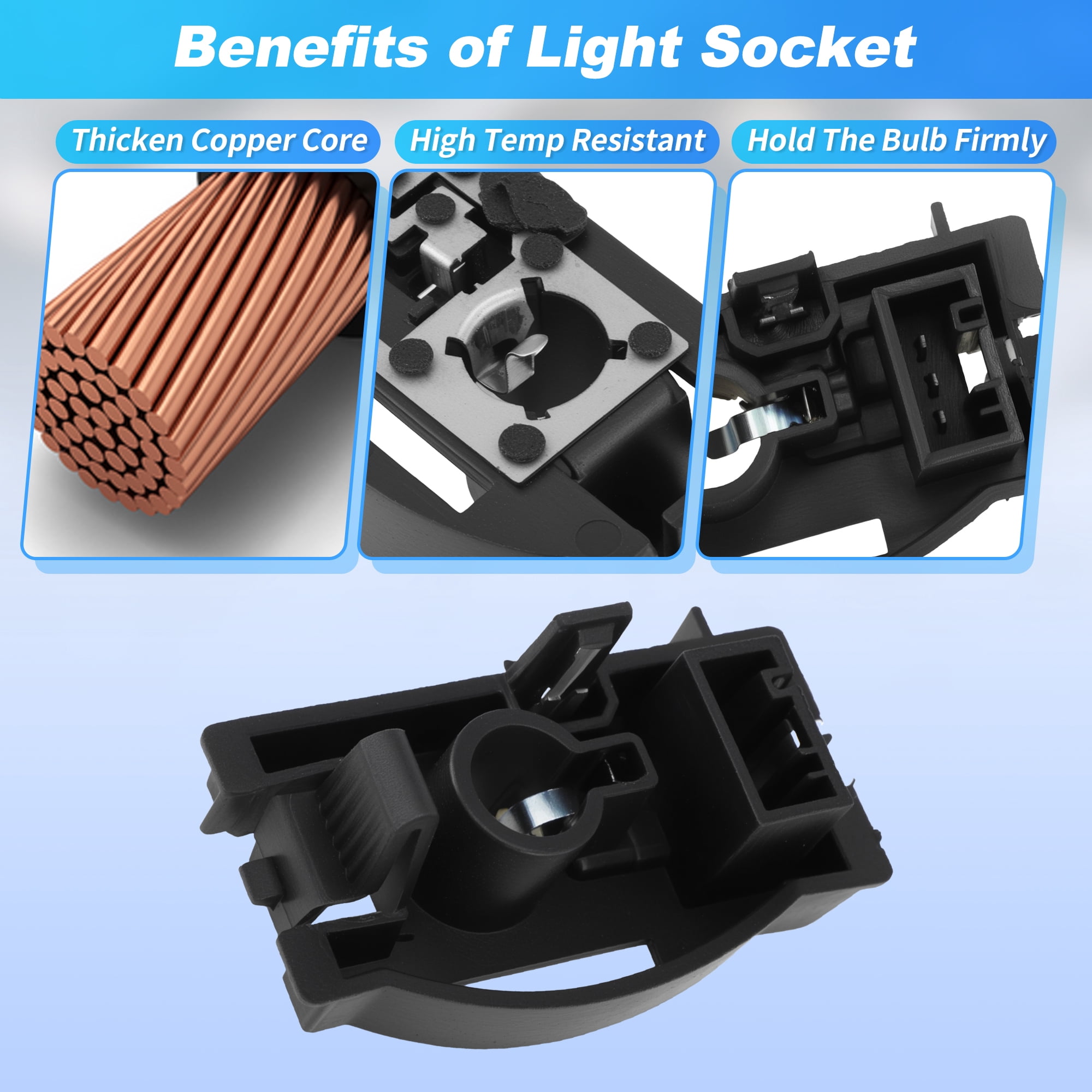 Unique Bargains Right Tail Light Socket for BMW X5 E70 2007 2008 2009 2010 2011 2012 2013