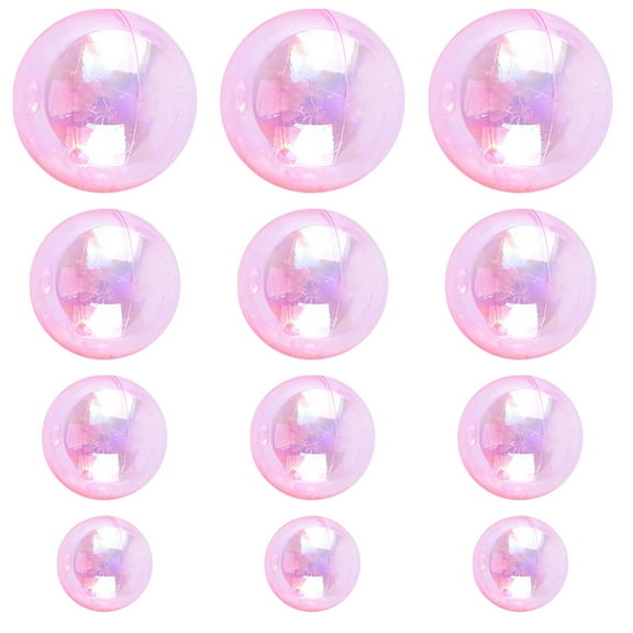 EXHUMKY Cake Decorating Pink 24Pcs 0.9in Ball Shaped for Parties