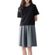 thumbnail image 2 of Puntoco pantalones cortos de verano para mujer, moda 2024, pantalones cortos informales de Color sólido a la moda, pantalones de pierna ancha de cintura elástica de gran tamaño, 2 of 4