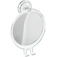 InterDesign Power Lock Suction Shaving Mirror for Shower or Bathroom