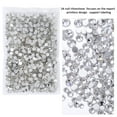 thumbnail image 4 of 1440Pcs/Bag Sparkling Nail Art Rhinestones White AB Transparent Glass Rhinestones for Stunning Nail Designs, 4 of 9