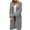 Gray, variant on Long Cardigans for Women Fall Winter Open Front Solid Color Oversized Chunky Knit Sweaters Coat with Pockets