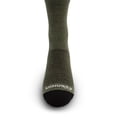 thumbnail image 2 of USA Made - Crew Socks - Micro Weight Liner - Hiking Socks - Merino Wool - Mountain Heritage - Olive Drab - X-Large, 2 of 3
