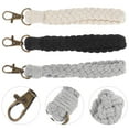 thumbnail image 2 of Entireivity 3pcs Women Key Chains Wristlet Keychain Pendant Weaving Purse Hanging Charms, 2 of 8