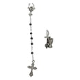 thumbnail image 1 of Première Communion Garçons Cravate Blanche, Épingle Croix de Calice et Chapelet Hématite Ensemble Cadeau, 1 of 3