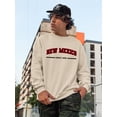 thumbnail image 2 of New Mexico Gothic Font Sweatshirt Men -Image by Shutterstock, Male Large, 2 of 4