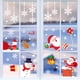 thumbnail image 1 of Decoración navideña Árbol de Navidad Ancianos Muñeco de nieve Copo de nieve Pegatina estática Combinación Decoraciones navideñas familiares Wmkox8yii  fhajkh3453, 1 of 9