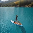 thumbnail image 5 of HELLONE Inflatable Stand Up Paddle Board, 10'6" Paddle Boards with Premium Accessories, Non-Slip EVA Deck, Ultra-Light Carry Bag Pump, SUP for Youth & Adults of All Skill Levels (Orange), 5 of 6