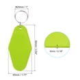 thumbnail image 2 of Vintage Motel Keychain Blank Hotel Keychains Key Tag, Yellow Green 24 Pack, 2 of 6