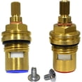 thumbnail image 1 of ReplacementCompatible Faucet Cartridge Stem 20 Splines on broach x 53mm (PAIR Hot & Cold), 1 of 5