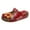 Red, variant on VerPetridure Womens Retro High Quality Flat Heel Platform Pump Women's Sandals Summer Casual Shoes