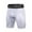 White, variant on Men's Sports Compression Shorts with Phone Pockets Tight Running Gym Fitness Workout Training Baselayer Shorts White L