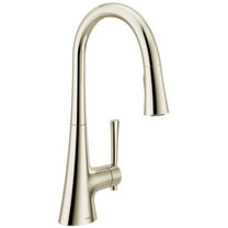 Moen 9126NL Kurv Single Handle Pull Down Kitchen Faucet in Polished Nickel