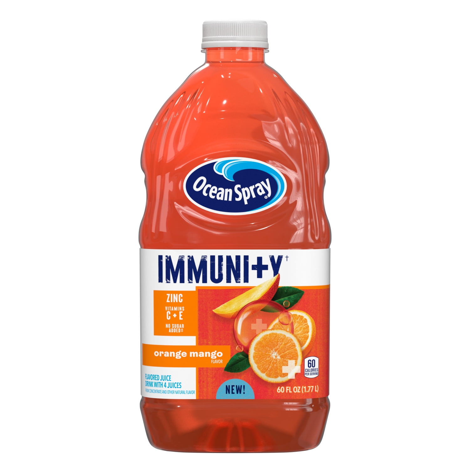 Ocean Spray Immunity Orange Mango Juice Drink, 60 fl oz Bottle