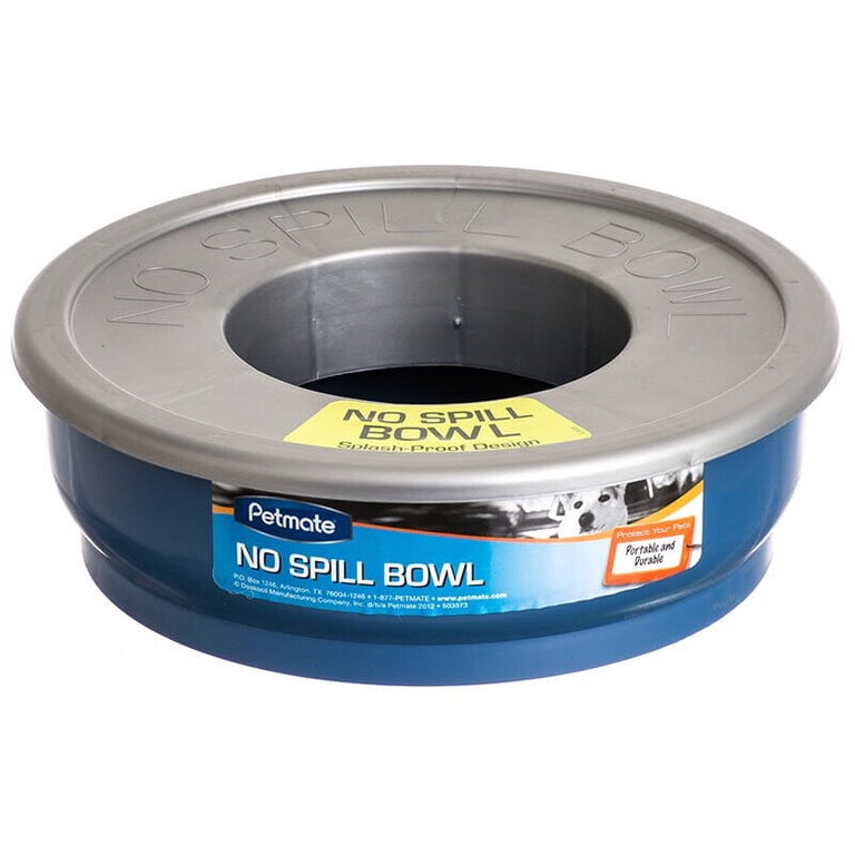 Petmate No Spill Bowl, Blue, 6 Cup photo 6