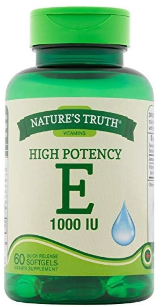 2 Pack Vitamin E High Potency 1000 IU, 60 ea