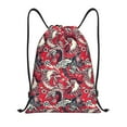 thumbnail image 1 of Saiise Rooster Head Pattern Sports Drawstring Backpack - String Swim Gym Bag with Wet Proof Pocket for Women&Men-Small, 1 of 6