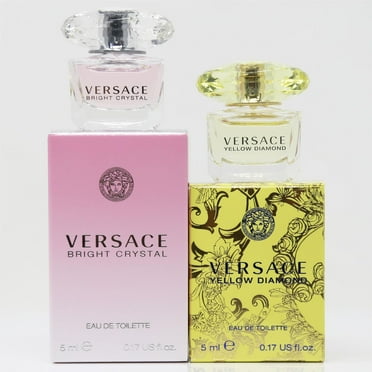 Versace Bright Crystal EDT 5ml and Yellow Diamond EDT 5ml 2pk Kit