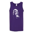 thumbnail image 2 of Manilyn Monroe Skull Face and Body Tattoo | Mens Pop Culture Graphic Tank Top, Purple, 2XL, 2 of 4