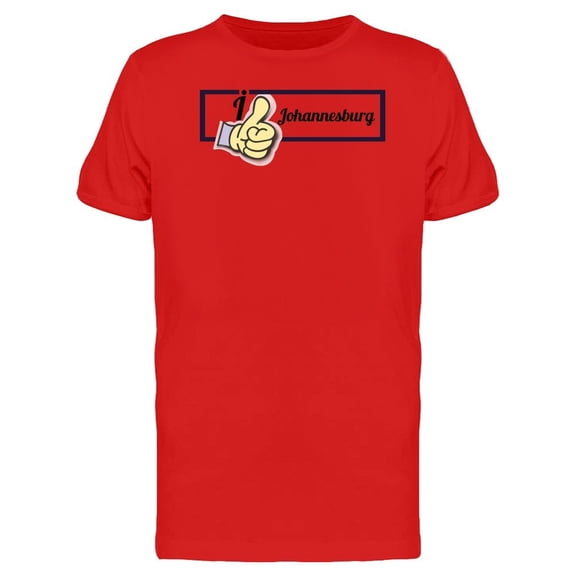 I Like Johannesburg Thumbs Up Tee Men's -Image by Shutterstock