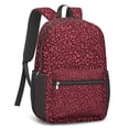 thumbnail image 4 of 17 Inch Lightweight Backpack,PVC Waterproof Oxford Fabric, Ergonomically Designed, with Large Capacity, Leopard Animal Pattern, 4 of 5