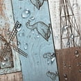 thumbnail image 5 of Rustic Farmhouse Shower Curtain, Vintage Country Shower Curtain Set for Bathroom, Blue and Gray Aesthetic Barn Door Fabric Shower Curtain Restroom Bathtub Decor Accessories with Hooks 72X 75 inch, 5 of 5