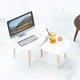 thumbnail image 3 of Mesa Triangular en Miniatura 2 Uds. Mini Accesorios Hechos A Mano para Casa Muñecas 1/12, 3 of 7