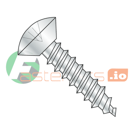 

#10 x 1/2 Type A Self-Tapping Screws / Phillips / Oval Undercut / Steel / Zinc Plating (Quantity: 3500 pcs)
