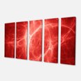 thumbnail image 2 of Éclair Lumineux sur Ciel Rouge - Impression sur Toile Florale, 2 of 3