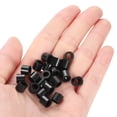 thumbnail image 4 of 100 Paquetes de Espaciadores Redondos de Nylon 4mm ID, 7mm OD, 6mm de Altura, Espaciadores de Plástico para Tornillos M4, Negro, 4 of 6