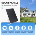 thumbnail image 4 of Panel Solar Impermeable de 4W para Cámara de Seguridad Doméstica Cargador Alimentado por Células Solares Tipo C, 4 of 8